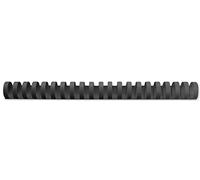 GBC CombBind Binding Combs, 19 mm, 165 Sheet Capacity, A4, 21 Ring, Black, Pack of 100, 4028601