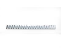 GBC CombBind Binding Combs, 25 mm, 225 Sheet Capacity, A4, 21 Ring, White, Pack of 50, 4028202