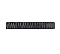 GBC CombBind Binding Combs, 45 mm, 390 Sheet Capacity, A4, 21 Ring, Black, Pack of 50, 4028186