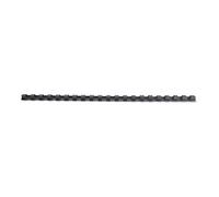 GBC CombBind Binding Combs, 6 mm, 25 Sheet Capacity, A4, 21 Ring, Black, Pack of 100, 4028173
