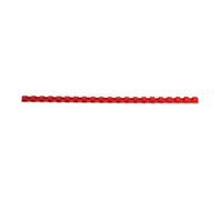 GBC CombBind Binding Combs, 8 mm, 45 Sheet Capacity, A4, 21 Ring, Red, Pack of 100, 4028214