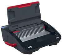 GBC CombBind CB25E Electric Binding Machine - Binds 390 A5/A4 Sheets, Electric Punch with Anti-Jam LED, Punches 25 Sheets, Black/Silver, 4410064