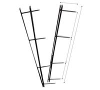 GBC Desktop Velobinder Binding Strips 45mm A4 Black - 9741635