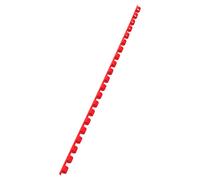 GBC CombBind Binding Combs, 6 mm, 25 Sheet Capacity, A4, 21 Ring, Red, Pack of 100, 4028213