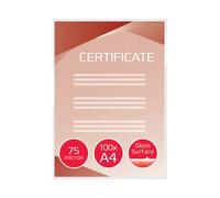 GBC Document Laminating Pouches A4 Glossy 75 microns (2 x 75) Transparent Pack of 100