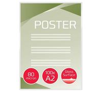 ACCO GBC Laminating Pouches IB589782 A2 Gloss 80 Mic Pack of 100