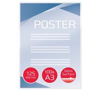 GBC Document Laminating Pouches A3 Glossy 125 microns (2 x 125) Transparent Pack of 100