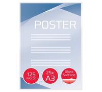GBC Gloss Laminating Pouches, A3, 2X125 (Pack of 25)