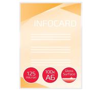 GBC Document Pouch Gloss A6 125 micron 3740442