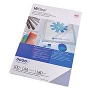 GBC HiClear Binding Covers A4 Clear 200 Micron, Pack of 100