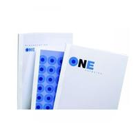 GBC IB370120 A4 Clear Silk White Thermal Binding Cover 35mm Pack of 50