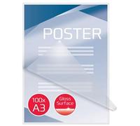 GBC Document Laminating Pouches A3 Glossy 75 microns (2 x 75) Transparent Pack of 100