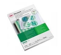 GBC Document Laminating Pouches A3 Glossy 175 microns (2 x 175) Transparent Pack of 100