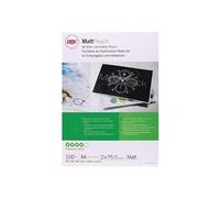 GBC Matt Laminating Pouches A4 2x75 Micron (100)