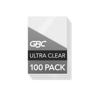 GBC Laminating Sheets, Thermal Laminating Pouches, ID Card Size, 5 Mil, HeatSeal Ultra Clear, 100 Pack (56005)