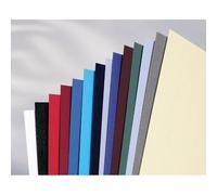 GBC LeatherGrain Binding Covers 250gsm A4 Royal Blue (100)