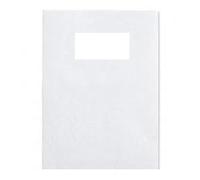 GBC LeatherGrain Binding Covers 250gsm with window A4 White (50)