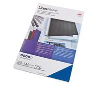 GBC CE050029 Linen Weave A4 Binding Covers Royal Blue 100pk