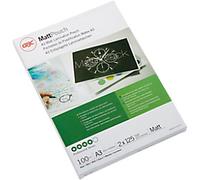 GBC Matt Laminating Pouches 3747235 A3 Matt 125 microns (2 x 125) Transparent Pack of 100