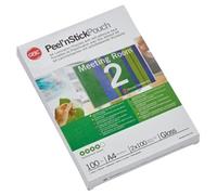GBC A4 Lamination Peel N Stick Adhesive Gloss Pouches Office Stationery 100pcs