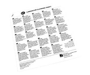 GBC Premium A3/A4 Laminator Cleaning Sheet Pack of 5