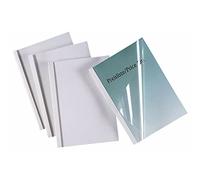 GBC Standard Thermal Binding Covers, 4mm, 40 Sheet Capacity, A4, White, Pack of 100, IB370038