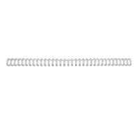 GBC 34-Loop 6mm A4 Binding Wires Silver (Pack of 100) RG810497