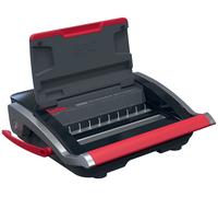 GBC WireBind WB15 Manual Binding Machine - Binds 125 A5/A4 Sheets, Double-Handle Punch, Punches 15 Sheets, Black/Silver, 4410065