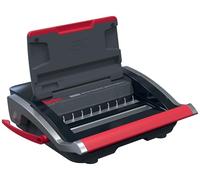 GBC WireBind WB15 Manual Binding Machine - Binds 125 A5/A4 Sheets, Double-Handle Punch, Punches 15 Sheets, Black/Silver, 4410065