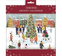 GBCC - Advent Card - Christmas Ice Skating Scene - ACMQ0011