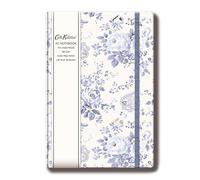 GBCC Cath Kidston A5 Hardback Notebook - Blue Floral Design - 192 Lined Pages - Lay Flat Binding - 21.5 x 15.5 x 1.7 cm