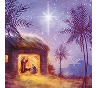 GBCC Charity Christmas Cards - Pack of 10 Premium Christmas Greeting Cards with Envelopes - Religious Nativity Design - Supporting UK Charities