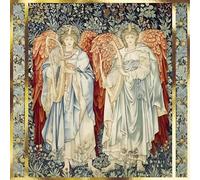 GBCC Charity Christmas Cards Pack of 10 - Premium Religious Christmas Greeting Cards with Envelopes Multipack - Traditional Angels & Harps Design - Supporting UK Charities