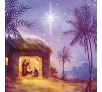 GBCC Charity Christmas Cards Pack of 10 - Traditional Nativity Scene - Premium Religious Greeting Cards Multipack with Envelopes - Supporting UK Charities