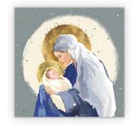 GBCC Charity Christmas Cards Pack of 20 - Religious Nativity Scenes - Assorted Premium Christmas Greeting Cards Multipack with Envelopes - 10 Each of 2 Designs - Supporting UK Charities