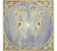 GBCC Charity Christmas Cards Pack of 8 - Religious Angels & Star Design - Premium Greeting Cards Multipack with Envelopes - Supporting UK Charities