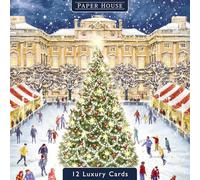GBCC- Deluxe Boxes of Christmas cards 3 Designs -Traditional Town Christmas - DELP0023