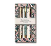 GBCC Three Pen Set - Pink Floral Design by Morris & Co - WMS0019