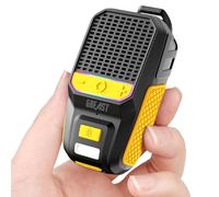 GBEAST Wearable Bluetooth Speaker, Clip-On Mini Portable Speakers All Day Playtime Waterproof Built-in Mic for Hands-Free Music/Calls Bluetooth Speaker with RGB/Flashlight for Jobsite/Outdoor/Golf