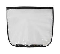 GBEDIKMS Car Charging Port Rain Cover for Nissan Leaf ZE1 2017-2024, Magnetic Strip Transparent Black Edge Rain Cover Outdoor Rain Snow All Weather Protection