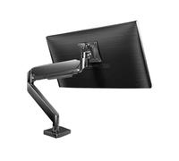 GBEVAUEIO Adjustable Heavy Duty Monitor Arm for 17-49 inch Screens up to 33lbs, Fully Adjustable Ultrawide Single Mount, VESA 75/100mm Ergonomic(Black)