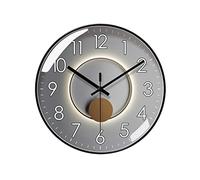 GBEVAUEIO Clock Quartz Clock Fashion Light Luxury Silent Wall Clock Simple Circular Digital Clock 25cm/30cm/35cm Wall Clock(10inch)
