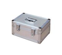 GBEVAUEIO Organization Aluminum Alloy Outdoor Toolbox Office Receipt Box Home Storage Box Object Storage Box Cash Register Zero Cash Box Document Toolbox for Home