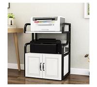 GBEVAUEIO Shelf 3-Tier Printer Stand File rack storage cabinet Standing Rack Paper Organizer Shelf for Home Office, 21.6 X15.7 X 32.2 Inches Industrial
