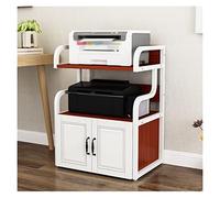 GBEVAUEIO Shelf 3 Tier Printer Stand, Home Office Table with Storage Shelf, 21.6 X15.7 X 32.2 Inches Rack Industrial