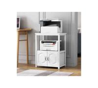 GBEVAUEIO Shelf Large Printer Rack Floor Standing Multi-layer Copier Storage Shelf Household Display Cabinet with Door Industrial