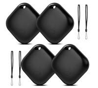 Gbformat 4PCSAir Tracker Tag Smart Tag for Android Only, Bluetooth Tracker Smart Tag Key Finder Compatible with Google Find My Device App for Keys/Suitcases/Backpacks/Purses