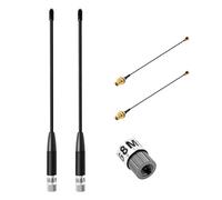 Gbformat 868MHz LoRa Antenna 10dBi for Meshtastic LoRa Long Range Soft Whip-Antenne, SMA Male 195mm + Cable (U.FL IPX) to SMA Female for ESP32, LoRa 32 V3, LoRa32u4 II (2 Pack)