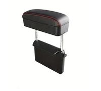 GBGWRMRYX Armrest Pad Universal Car Armrest Box Elbow Rest Pad Arm Extender Console Storage Organizer Adjustable Height Support Center Armrest Box(Black Red)