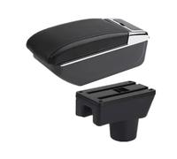GBGWRMRYX Center Armrest Box For Mitsubishi For Attrage For Mirage For Space For Star Car Armrest Box Storage Box Accessories Arm Rest(B2 black line NO USB)